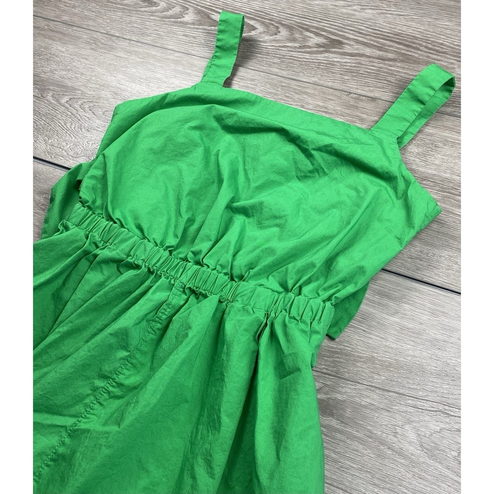 COS Green Strapless Dress with Wide Straps
